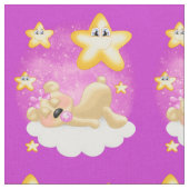 Tissu Ours rose (Fermer)