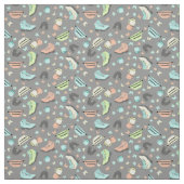 Tissu Outdoor Adventure Collage Fabric à motifs (Échantillon)