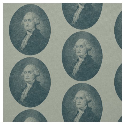Tissu Oval du Portrait de George Washington (Échantillon)