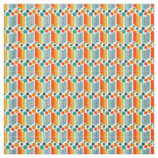 Tissu Ovales et cercles (Échantillon)