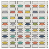 Tissu Ovales et Rectangles - Grandes (Fermer)