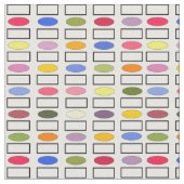 Tissu Ovales et Rectangles - Jardin Fleur (Fermer)