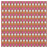 Tissu Ovales orange et rose (Fermer)