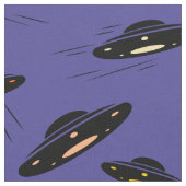 Tissu OVNI Alien Invasion imprimé (Fermer)