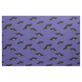 Tissu OVNI Alien Invasion imprimé (Fat Quarter)