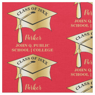 Tissu Pac de diplôme en bronze or Nom de classe Année Éc