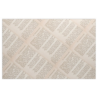 Tissu Page de livres Alice in Wonderland
