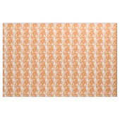 Tissu Pagode de la Chinoiserie orange (Yard)