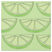 Tissu Paillette verte en tranches de citron vert (Fermer)