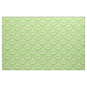 Tissu Paillette verte en tranches de citron vert (Fat Quarter)