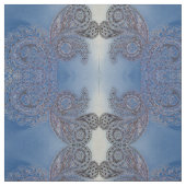 Tissu Paisley bleu fané (Échantillon)