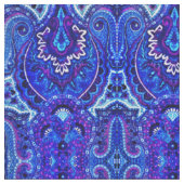 Tissu Paisley en bleu (Fermer)