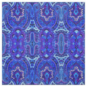 Tissu Paisley en bleu (Échantillon)