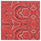 Tissu Paisley en rouge (Fermer)