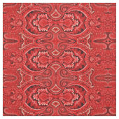 Tissu Paisley en rouge (Échantillon)