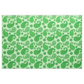 Tissu Paisley Motif, Lime et Emerald Green (Fat Quarter)