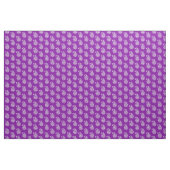 Tissu Paisley perse - blanc sur améthyste violet (Yard)