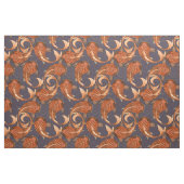 Tissu paisley poisson prune foncée (Fat Quarter)