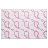 Tissu Paisley Rose Et Violet (Fat Quarter)