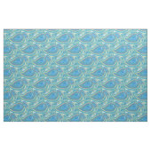 Tissu Paisley-vert bleu violet (Yard)