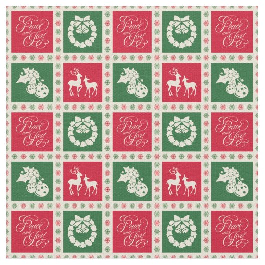Tissu Paix et joie (Fermer)