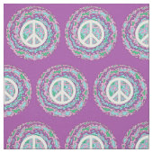 Tissu Paix psychédélique (Échantillon)