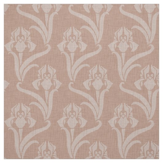 Tissu Pale Adobe Art Nouveau Iris (Échantillon)
