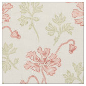Tissu Pale Poppies 1920 (Fermer)