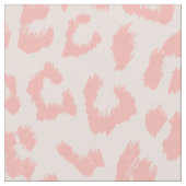 Tissu Pâle rougissent l'empreinte de léopard rose (Fermer)