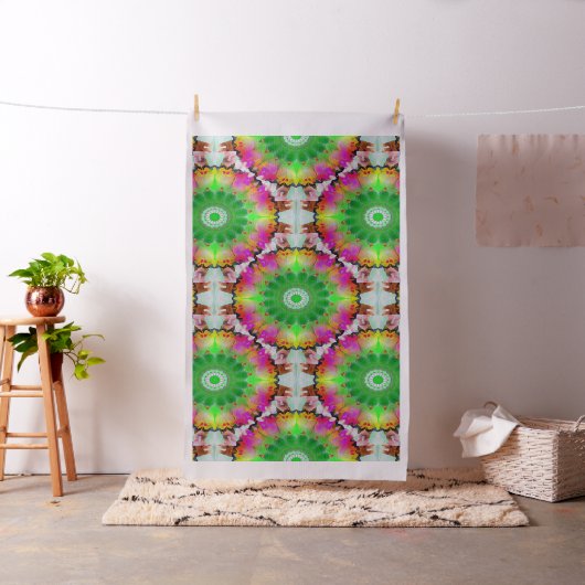 Tissu Pales de scie psychédélique... (In Situ)