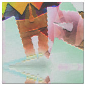 Tissu Pales de scie psychédélique... (Fermer)