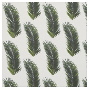 Tissu Palm feuilles de coco tropicale