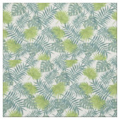 Tissu Palm Tree Fronds Peinture hawaïenne (Échantillon)