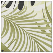 Tissu palmettes, tropical, botaniques (Fermer)