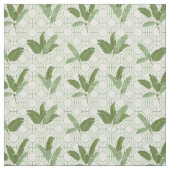 Tissu Palmettes tropicales (Échantillon)