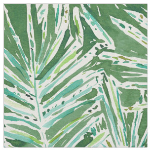 Tissu Palmettes tropicales COUVERTES DE PALMIERS ET 85