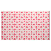 Tissu Palmier pointu dans les tons rose corail (Yard)