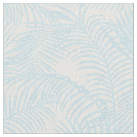 Tissu Palmier tropical moderne simple de bleus layette (Fermer)
