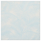 Tissu Palmier tropical moderne simple de bleus layette (Échantillon)