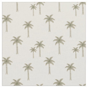Tissu Palmiers Boho Côté Mer Tropical Bohème Été