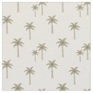 Tissu Palmiers Boho Côté Mer Tropical Bohème Été