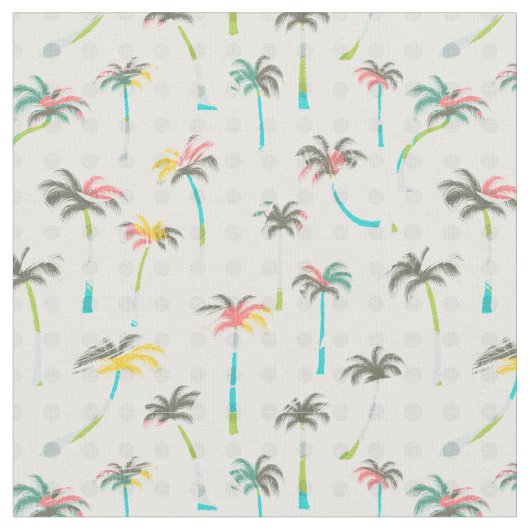 Tissu Palmiers d'aquarelle (Fermer)