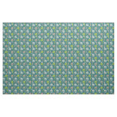 Tissu Palmiers et nuages (Fat Quarter)