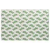 Tissu Palmiers verts en blanc (Fat Quarter)