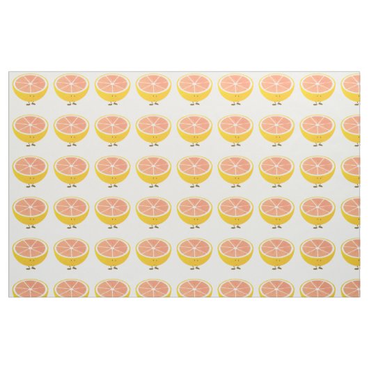Tissu Pamplemousse de sourire (Fat Quarter)