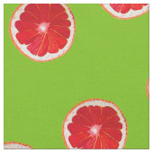 Tissu Pamplemousse rose pop art kitsch (Fermer)