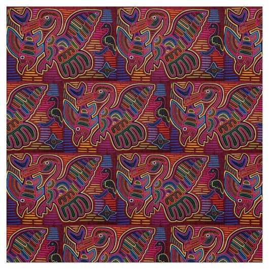 Tissu - Panama Birds (Échantillon)