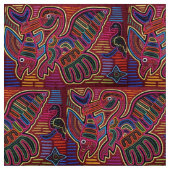 Tissu - Panama Birds (Fermer)