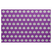Tissu Panda face motif violet (Yard)