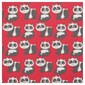 Tissu Panda Porte de mignons enfants (Échantillon)